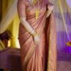 Indian Tuba Lama Silk saree