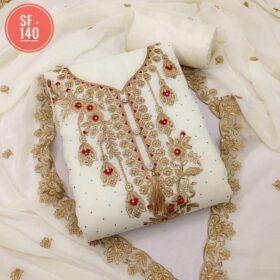 Embroidary Georjet Three Piece