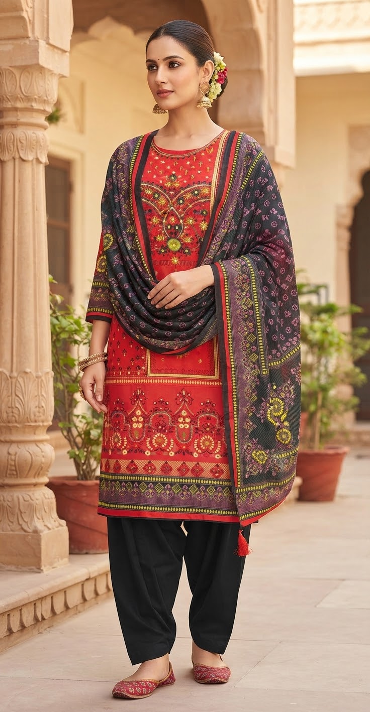 Kar Chupi Boutique Unstitched Three Piece - Image 5