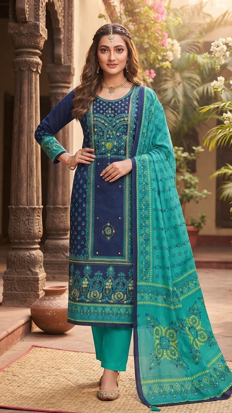 Kar Chupi Boutique Unstitched Three Piece - Image 3