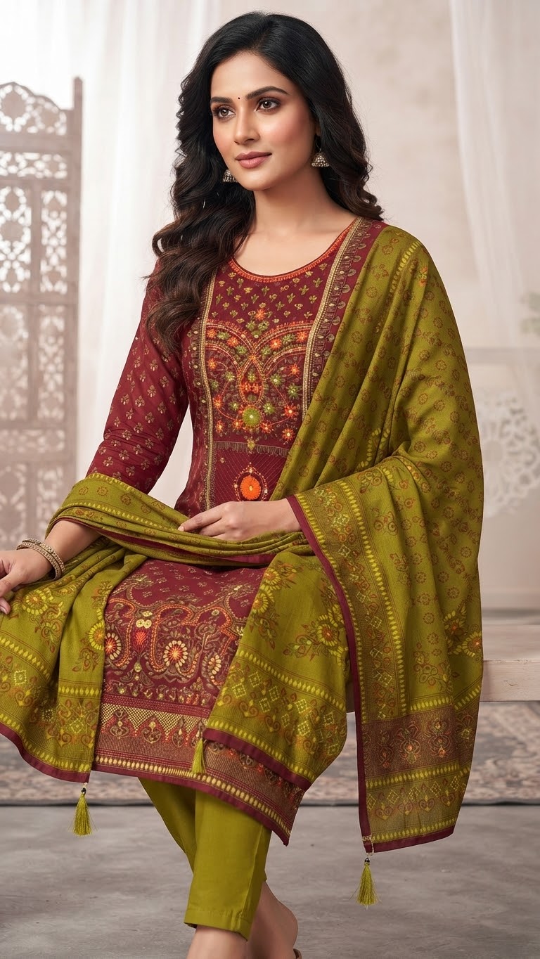 Kar Chupi Boutique Unstitched Three Piece - Image 2