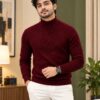 Premium Ribbed High Neck Sweater